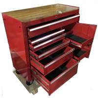 Wholesale 8  drawers heavy duty trolley tool Cabinet with door