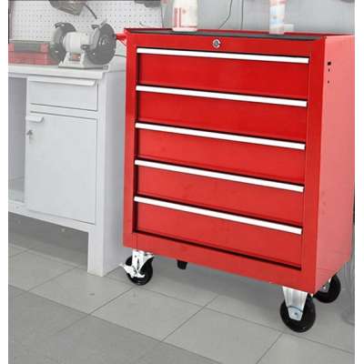 Metal Movable Tool Drawer Cabinet Box with Peg Board