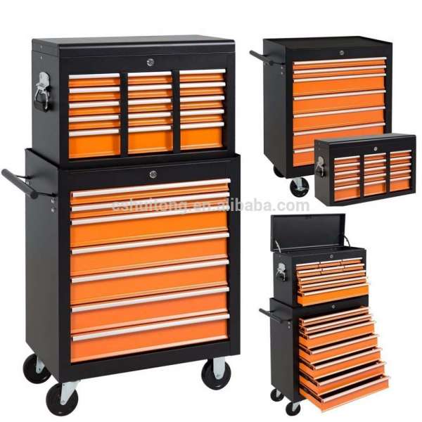 Best Choice Products Heavy Duty 16 Multi-Size Drawers Tool Cart Top Chest Box Rolling Toolbox Cabinets