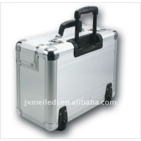 aluminum tool box with trolley and wheels