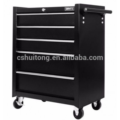 Cabinet Type tool box with pull handle