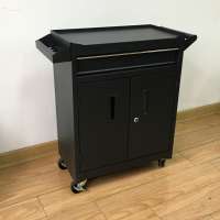 1 Drawers and 2 doors cheap metal Cabinet Chest Trolley