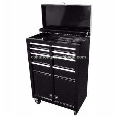 TB2201X-Black 22-Inch Steel Chest Roller Cabinet Combination, Black