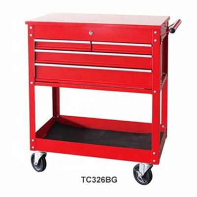 metal tool trolley with 4 drawers