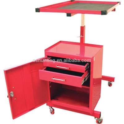 Garage Rolling Tool Cart Mechanic Cabinet Storage Drawers Organizer Toolbox Tray